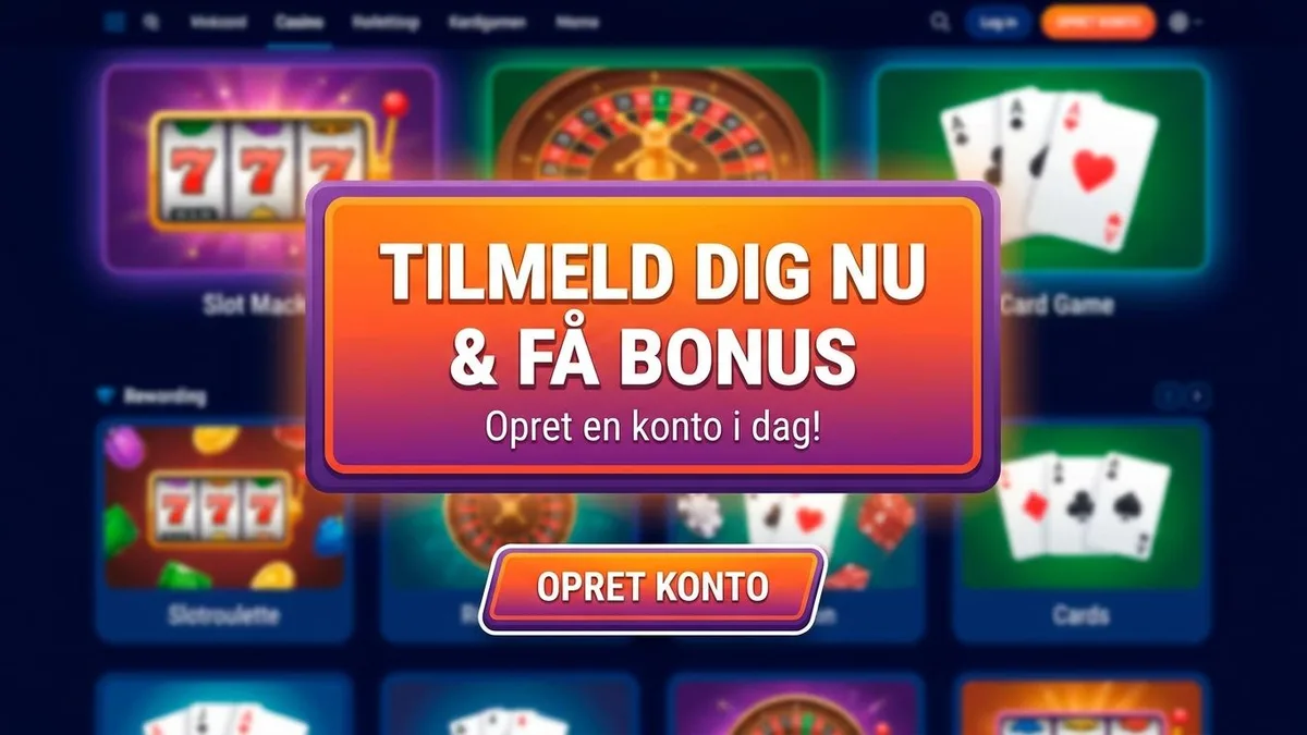 Tilmelding med bonus